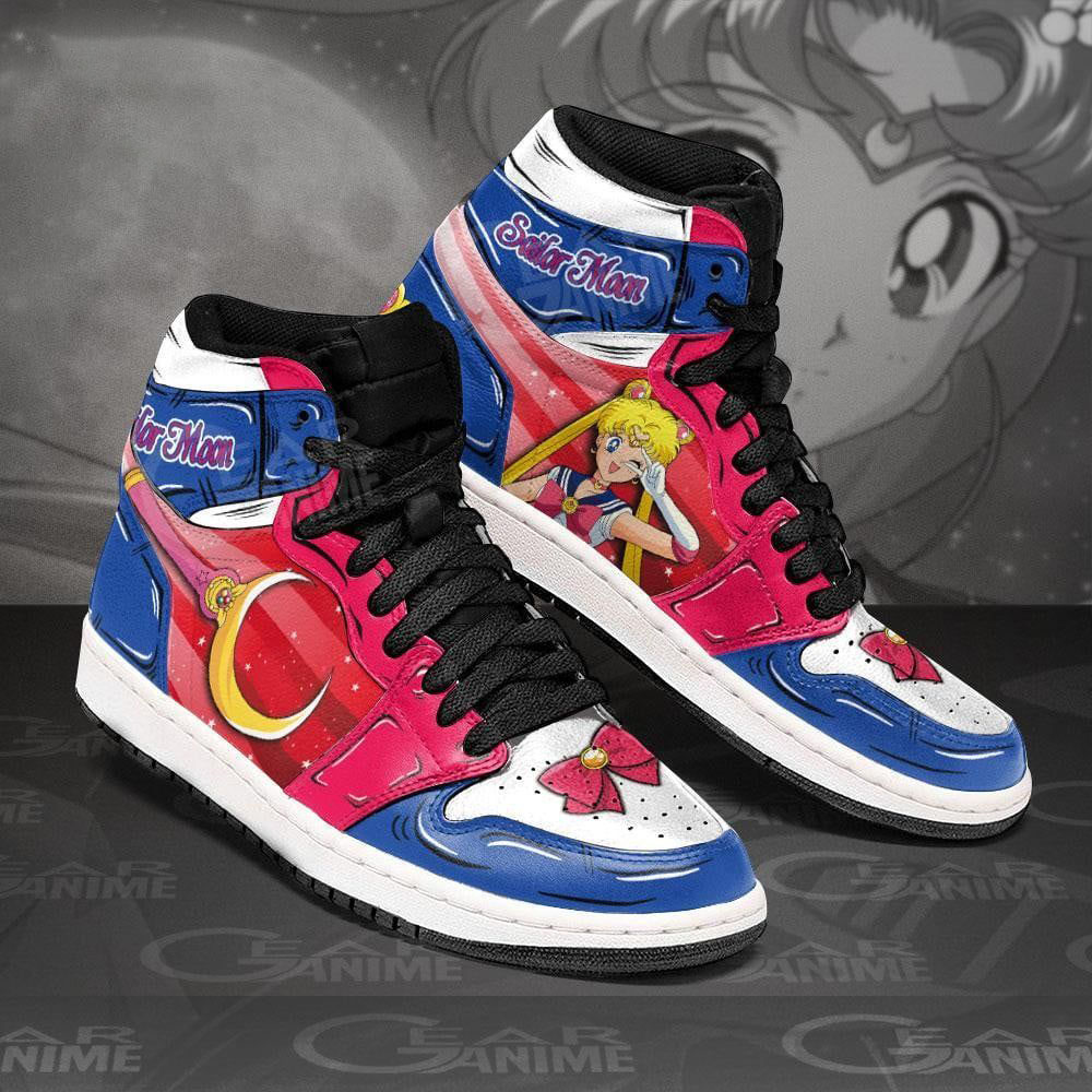 Usagi Tsukino J1s Sneakers, Gifts For Anime Fans