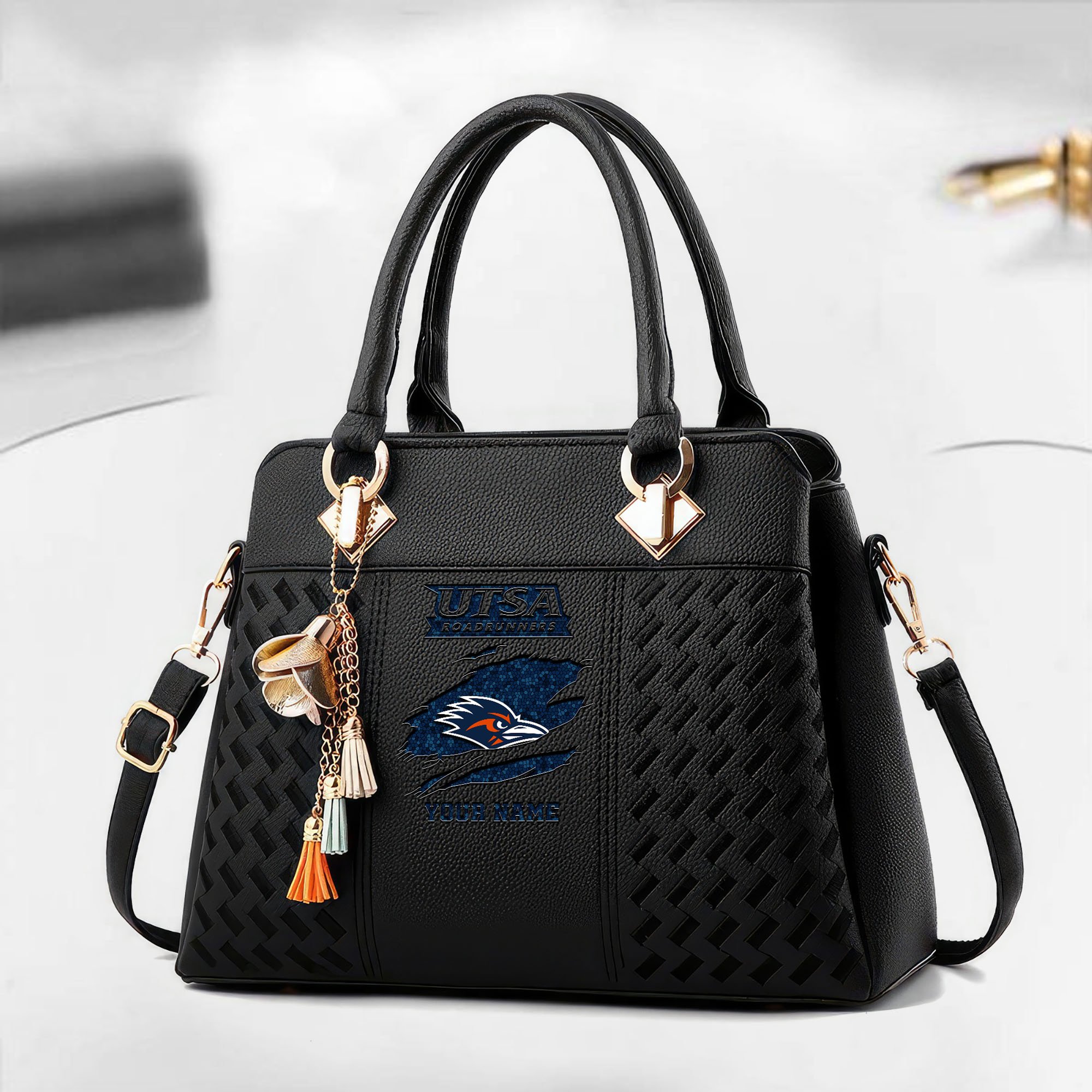 UTSA Roadrunners Deluxe Handbag For Women Custom Your Name 2025 Versions, Sport Deluxe Handbag