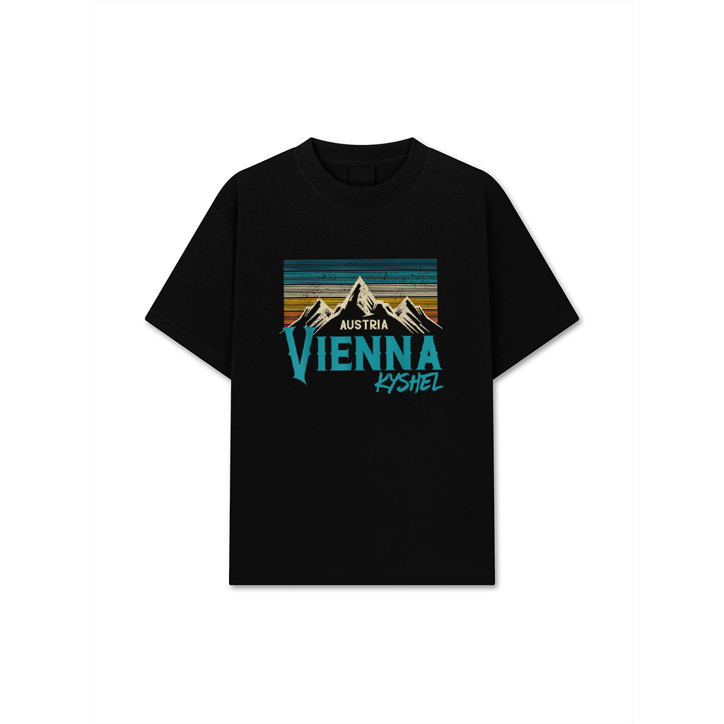 Vienna Austria Vienna Vintage Mountains Alps Ski Souvenir T-Shirt