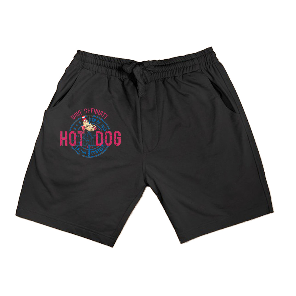 Vintage 4Th Of July Hot Dog Eating Contest Funny Hot Dog Shorts