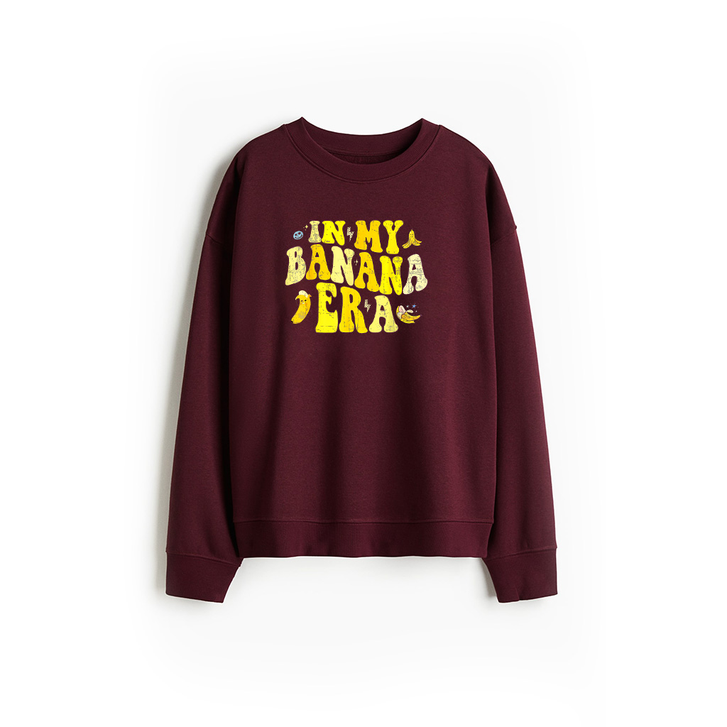 Vintage Bananas In My Banana Era Funny Groovy Banana Sweatshirt 26-06-2025