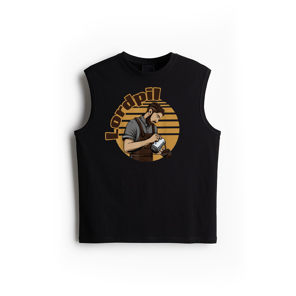 Vintage Barista Retro Coffee Maker Beans Espresso Decaf Cafe Tank Top