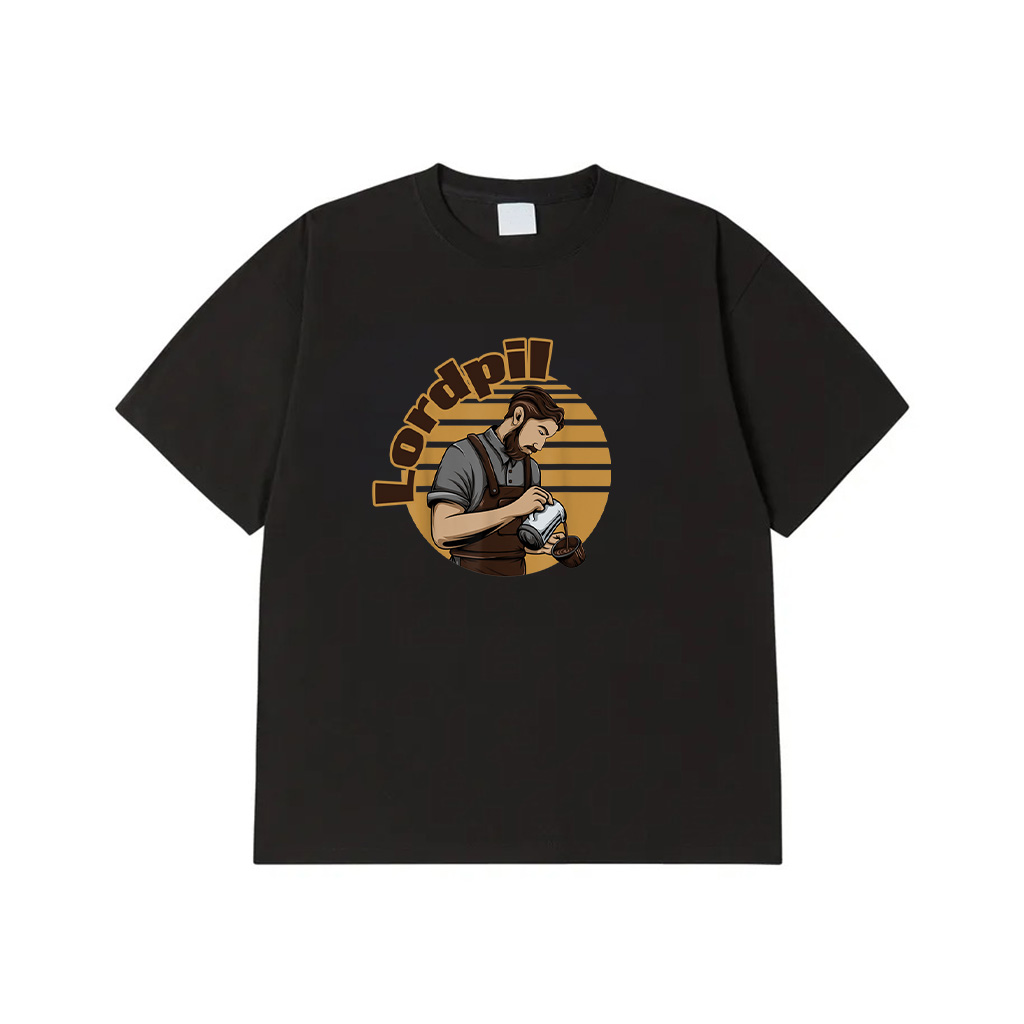 Vintage Barista Retro Coffee Maker Beans Espresso Decaf Cafe T-Shirt
