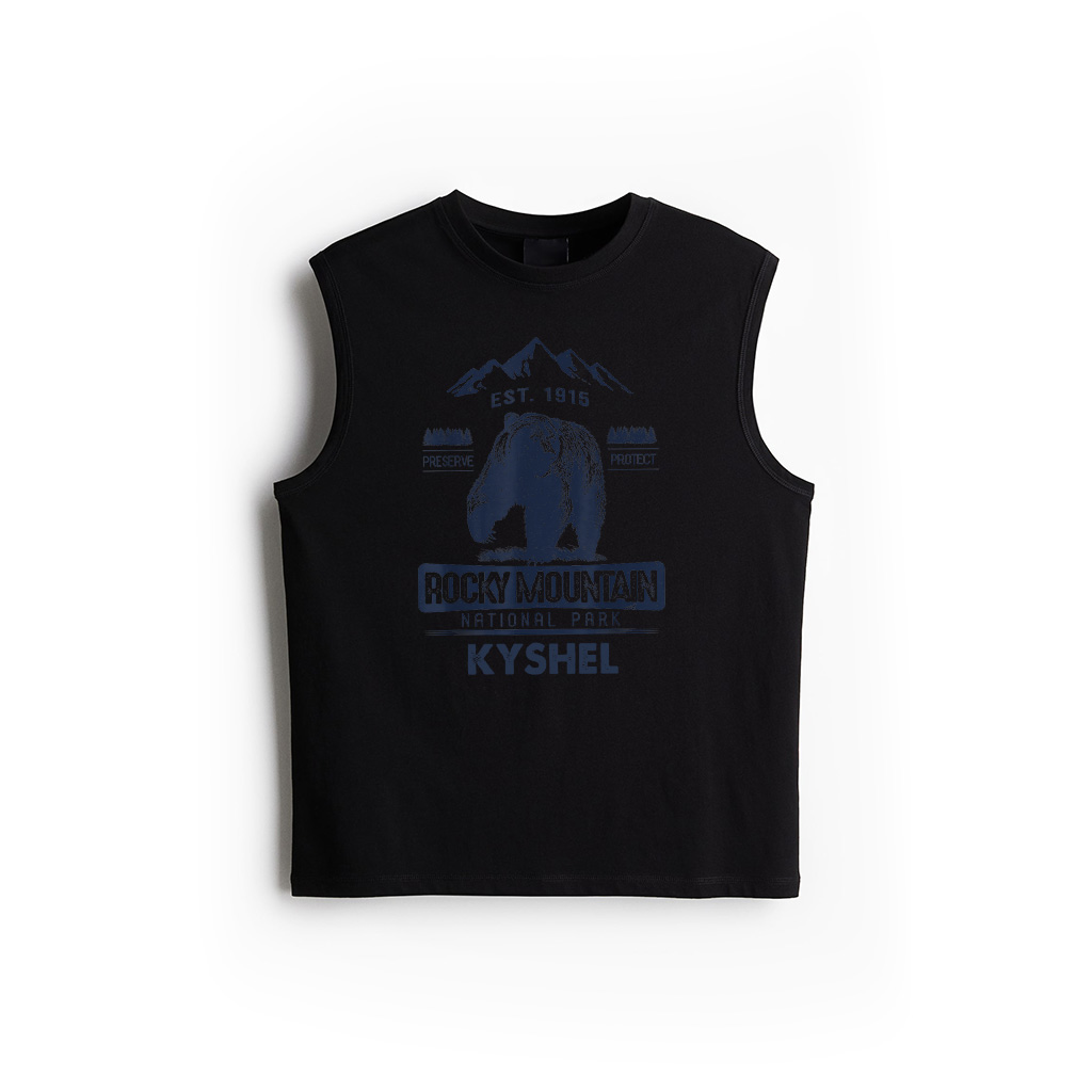 Vintage Bear Colorado Shirt Rocky Mountain National Park Tank Top