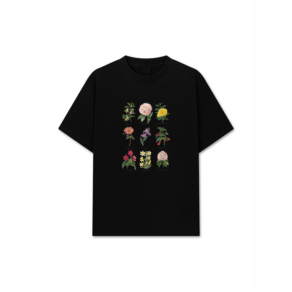 Vintage Botanical Floral Flower T-Shirt