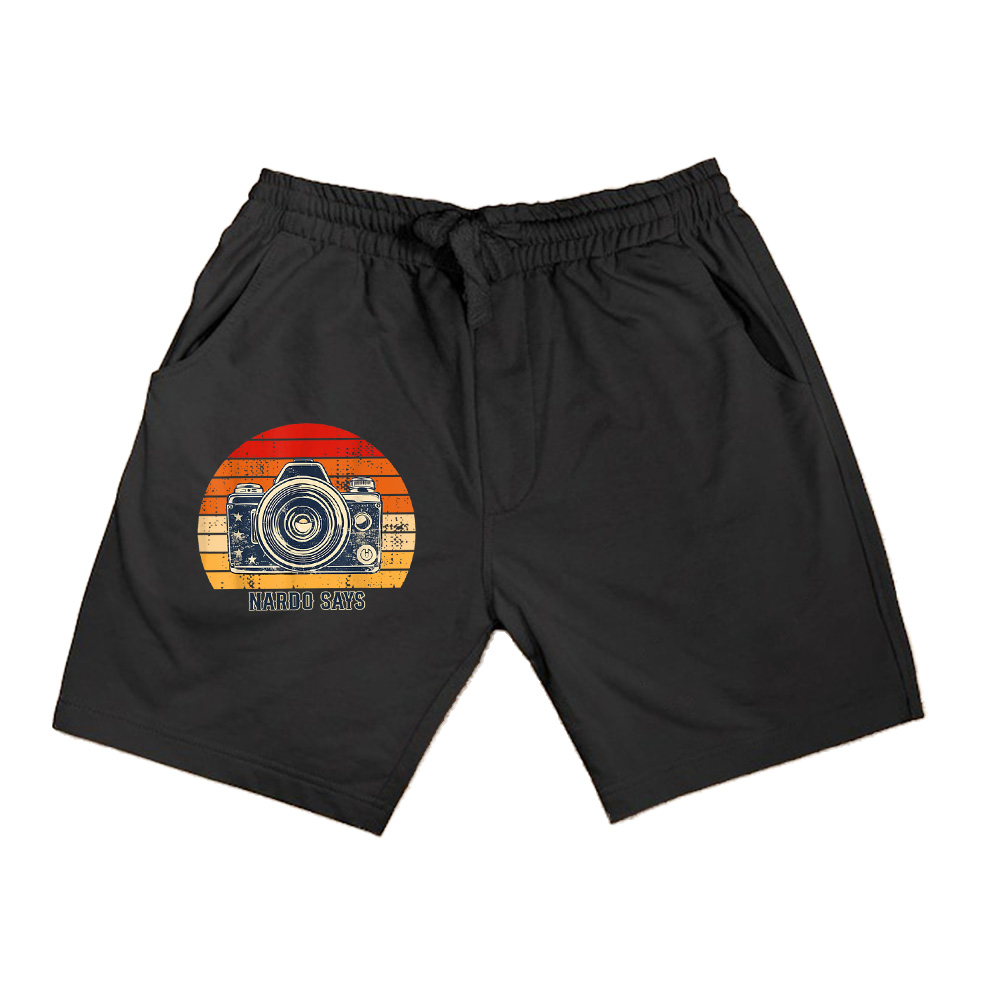Vintage Camera Lover Retro Photography Day Shorts