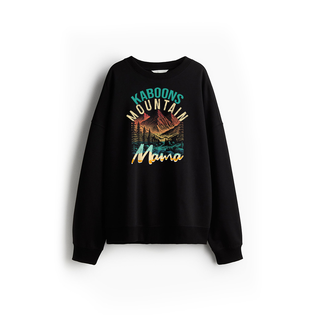 Vintage Camping Hiking Mountain Mama Retro Adventure Sweatshirt