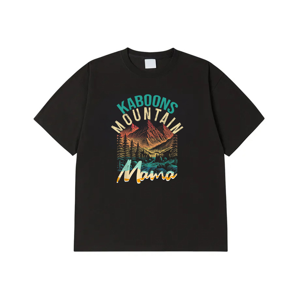 Vintage Camping Hiking Mountain Mama Retro Adventure T-Shirt