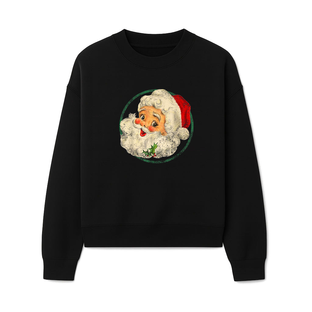 Vintage Christmas Santa Claus Face Old Fashioned Sweatshirts 06-10-2025