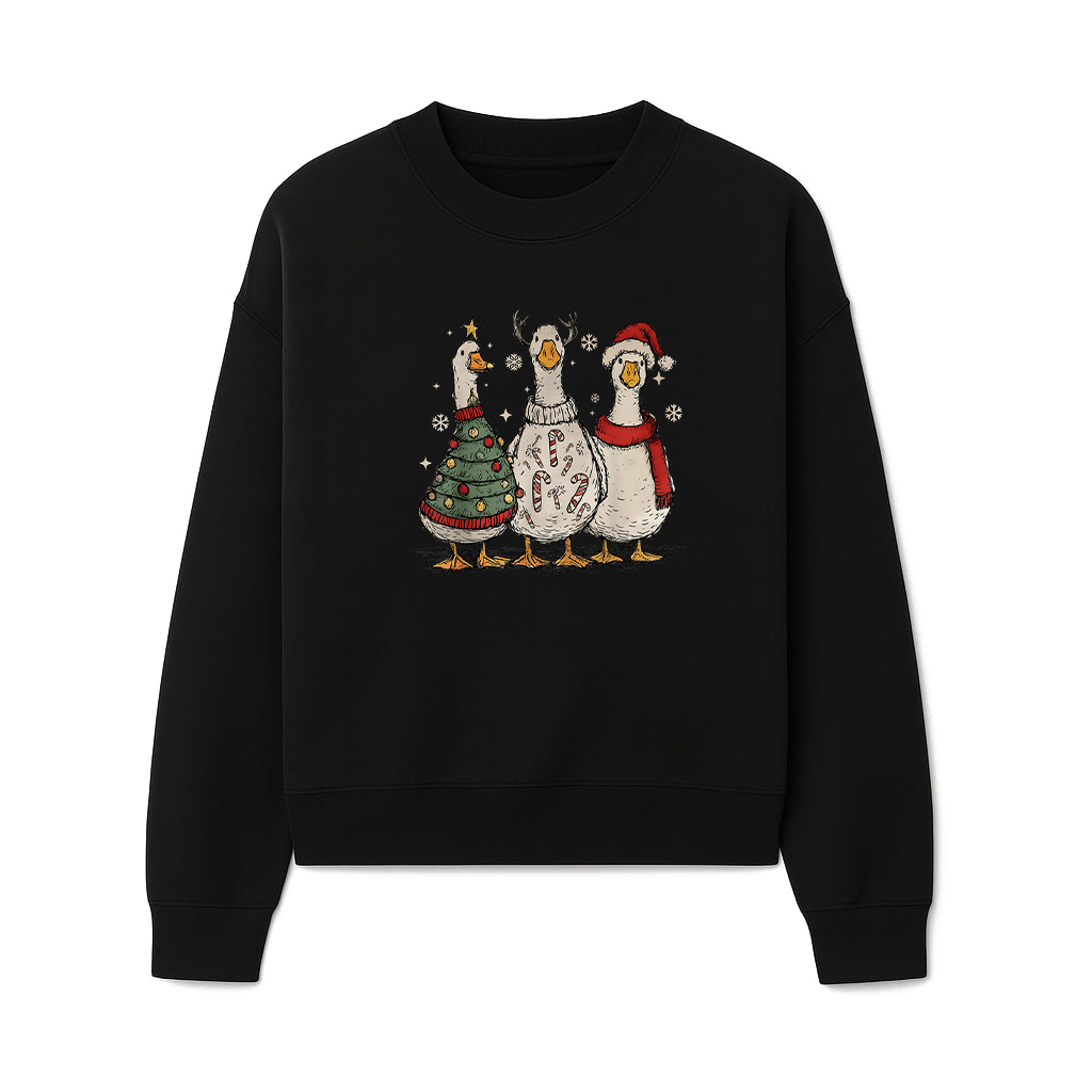 Vintage Christmas Silly Goose Santa Sweatshirts 06-10-2025