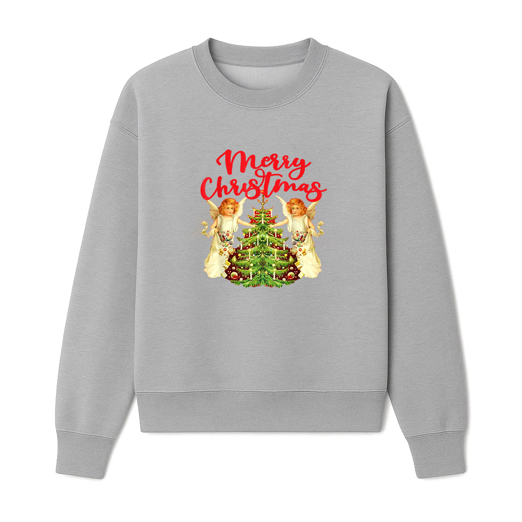 Vintage Christmas Tree Angels Sweatshirts 06-10-2025