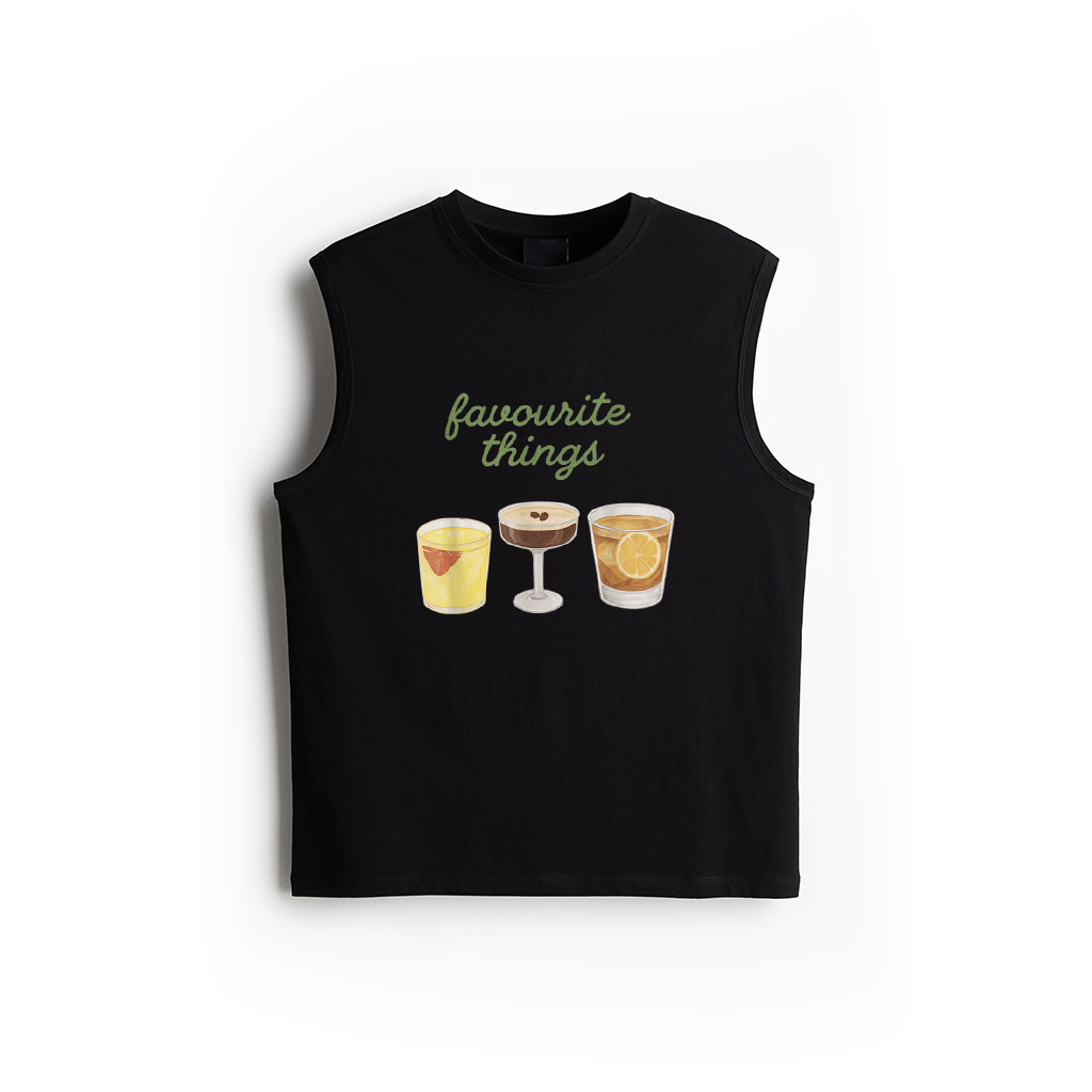 Vintage Cocktail Trio Spicy Marg, Old Fashioned, Espresso Tank Top