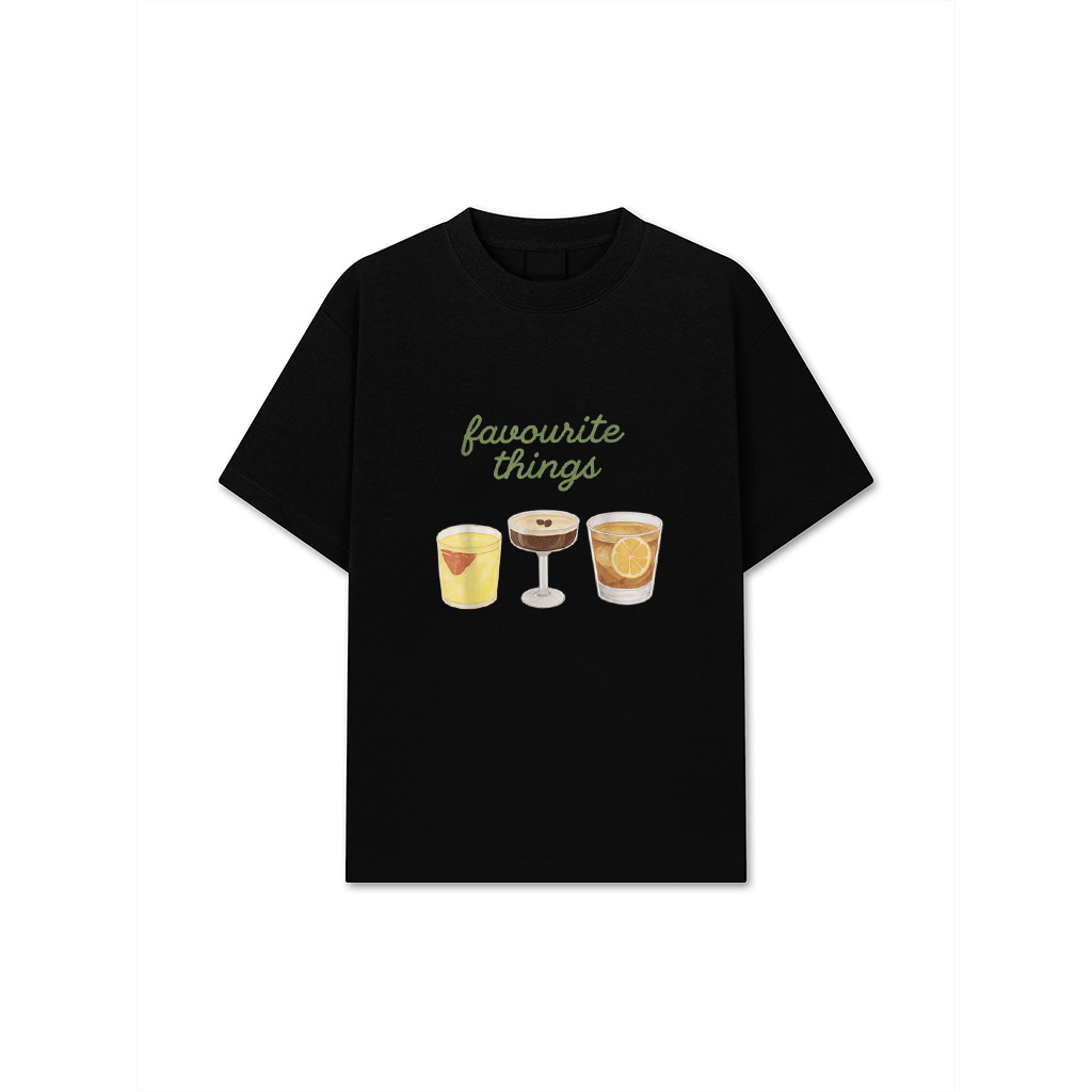 Vintage Cocktail Trio Spicy Marg, Old Fashioned, Espresso T-Shirt