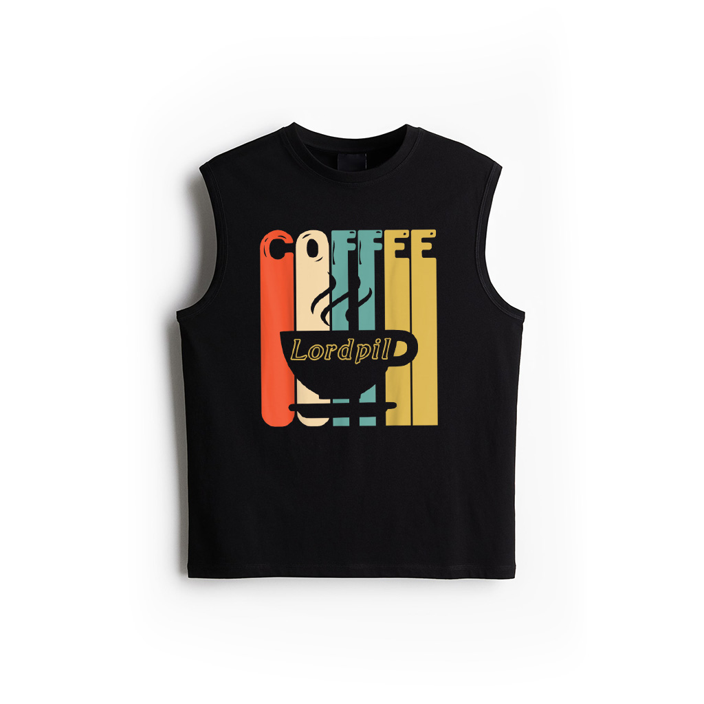 Vintage Coffee Graphic 70S Retro Art Tank Top