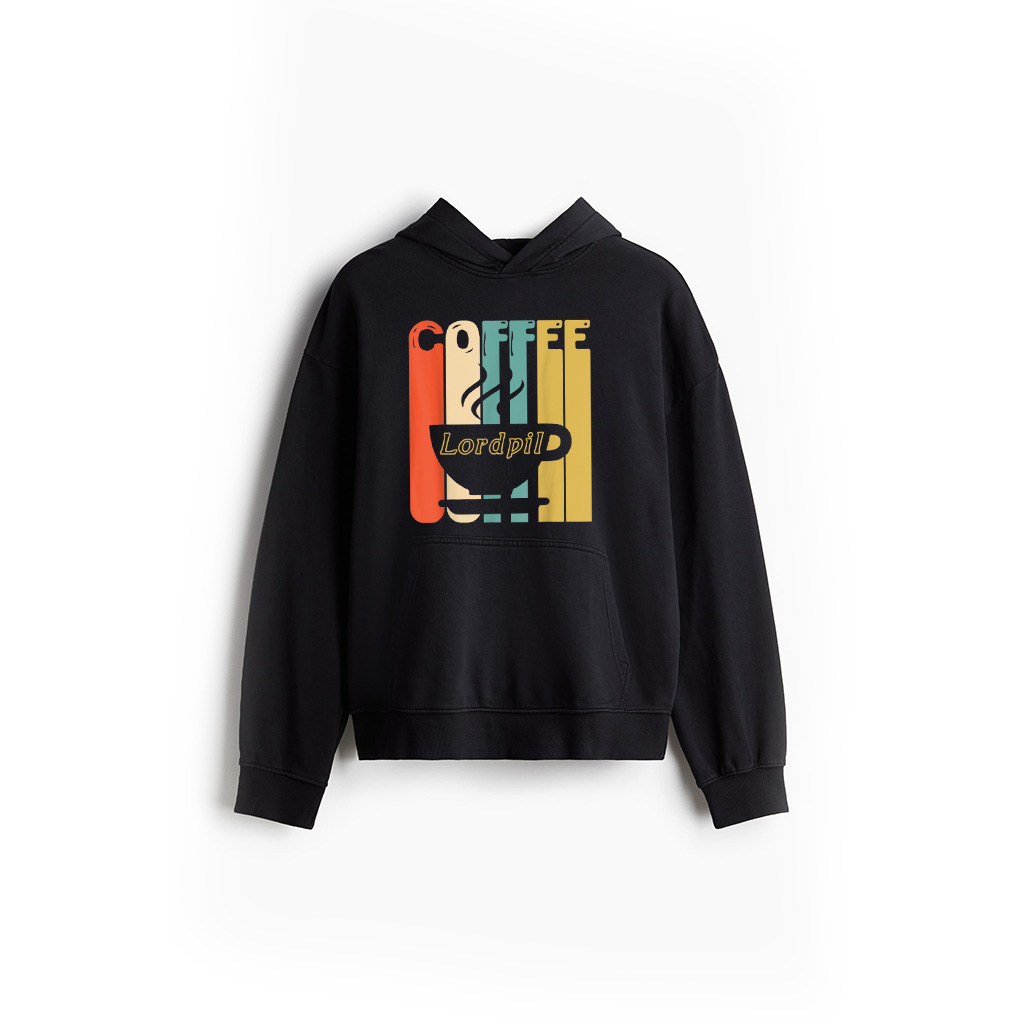 Vintage Coffee Graphic 70S Retro Art Hoodie