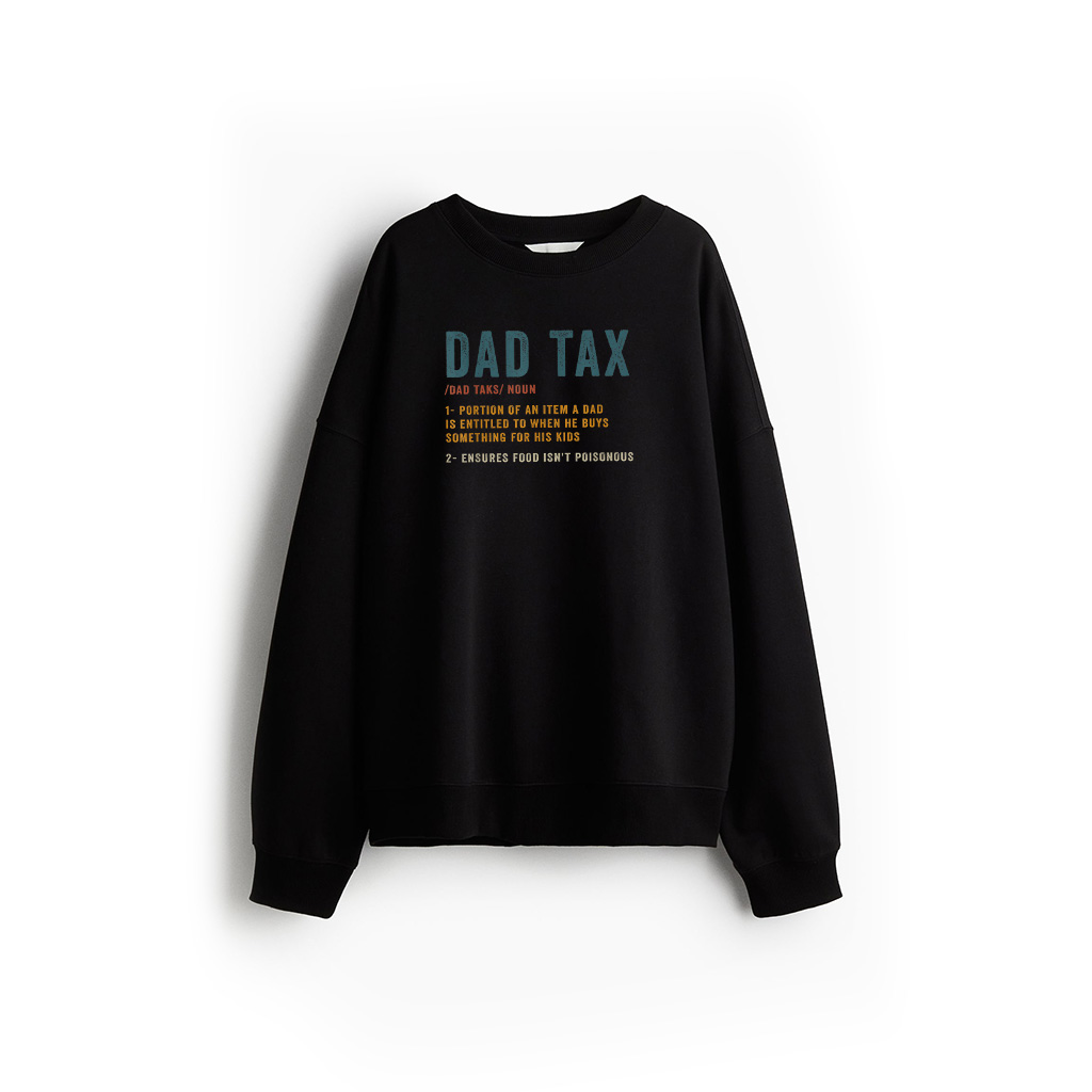 Vintage Dad Tax Definition Men Funny Father's Day Sweatshirt
