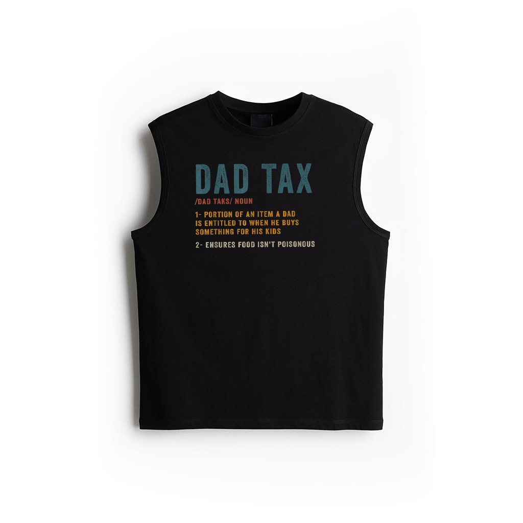 Vintage Dad Tax Definition Men Funny Father's Day Tank Top