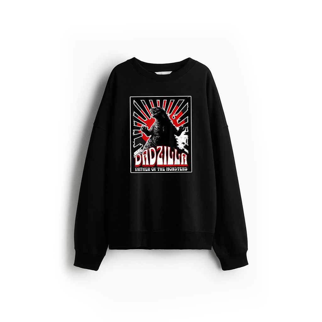 Vintage Dadzilla Father Of The Monsters Fathers Day Sweatshirt