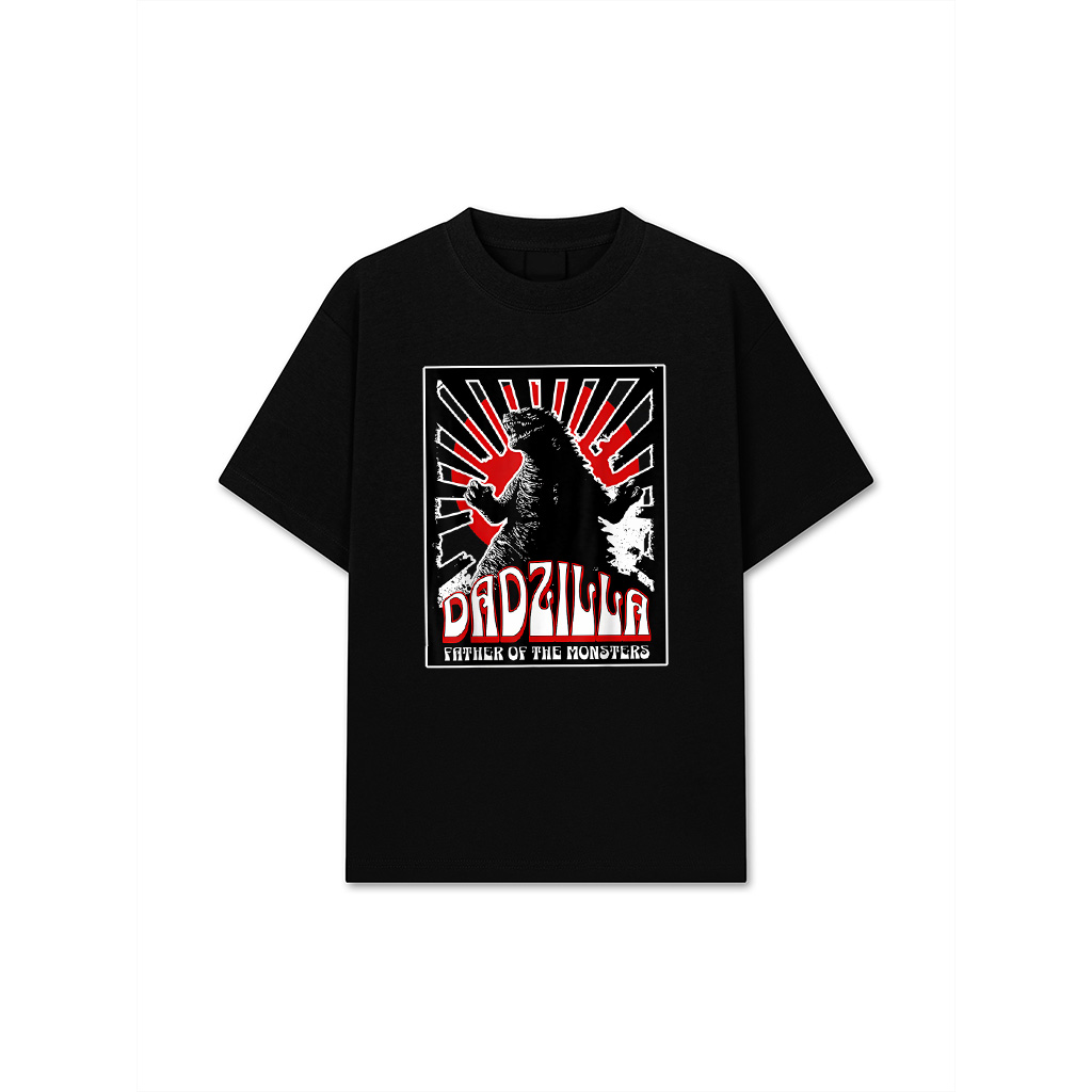 Vintage Dadzilla Father Of The Monsters Fathers Day T-Shirt