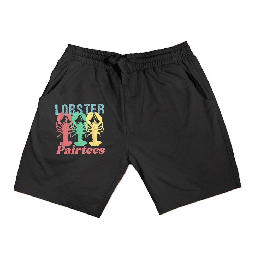 Vintage Distressed Retro Lobster Shorts