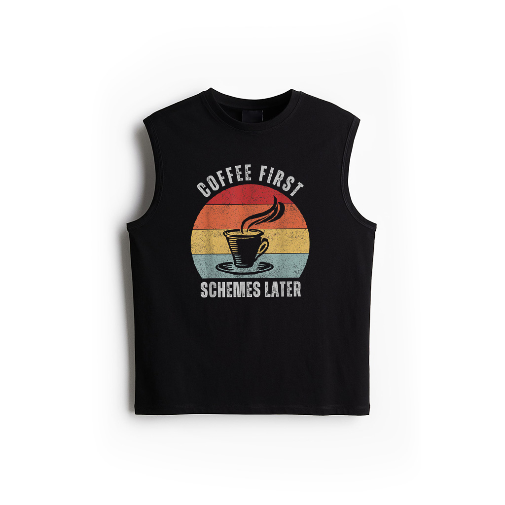 Vintage Espresso Coffee Lover Cafe Retro Morning Humor Tank Top