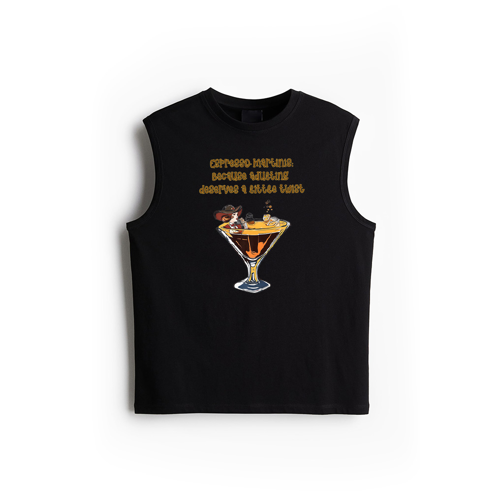 Vintage Espresso Martini Coffee Lover Design Adulting Drink Premium Tank Top