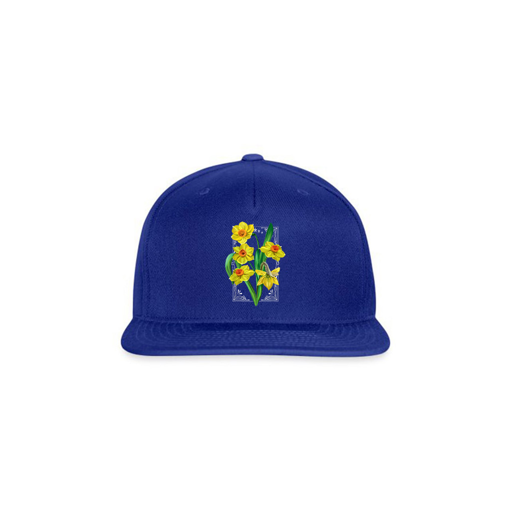 Vintage Floral Yellow Wild Daffodil Flowers Graphics Cap
