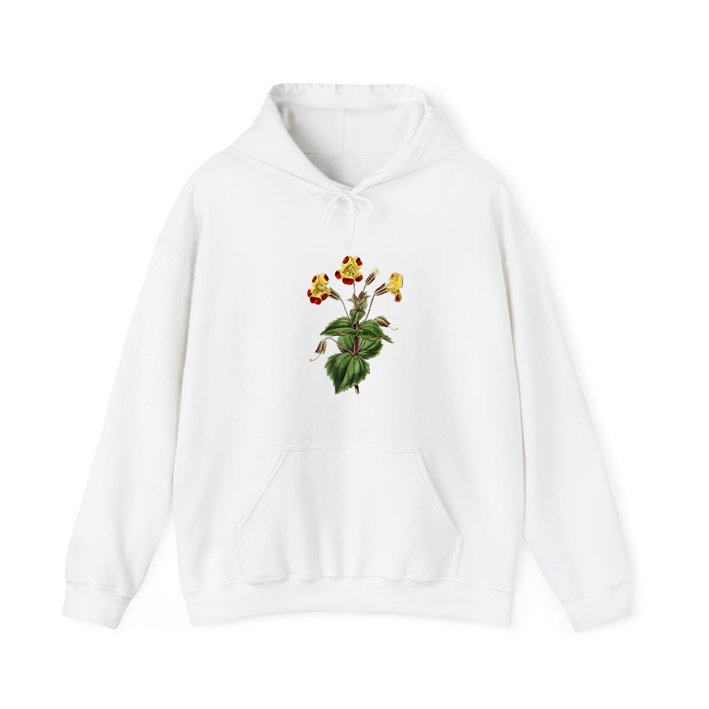 Vintage Flower Botanical Floral Hoodie