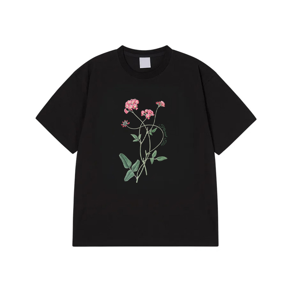 Vintage Flower Botanical Floral T-Shirt - Floraltee