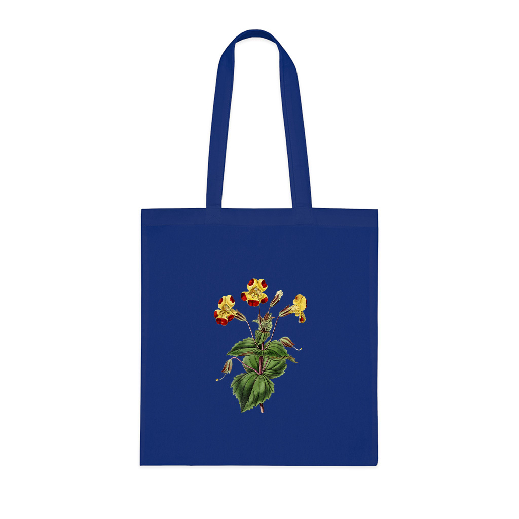 Vintage Flower Botanical Floral Tote Bag