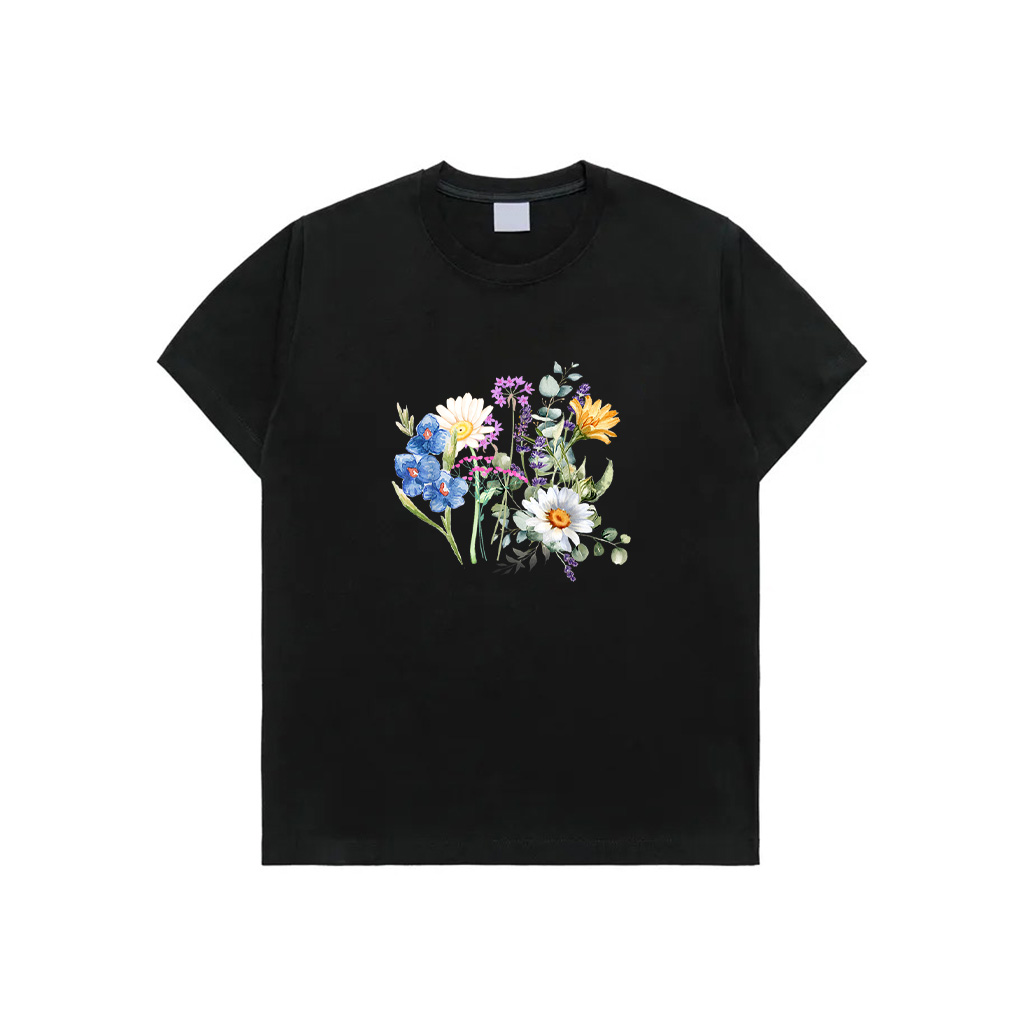 Vintage Flowers Wildflowers Boho Cottagecore Graphic T-Shirt