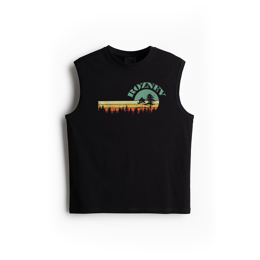 Vintage Forest Trees Wildlife Nature Tank Top Summer Collection