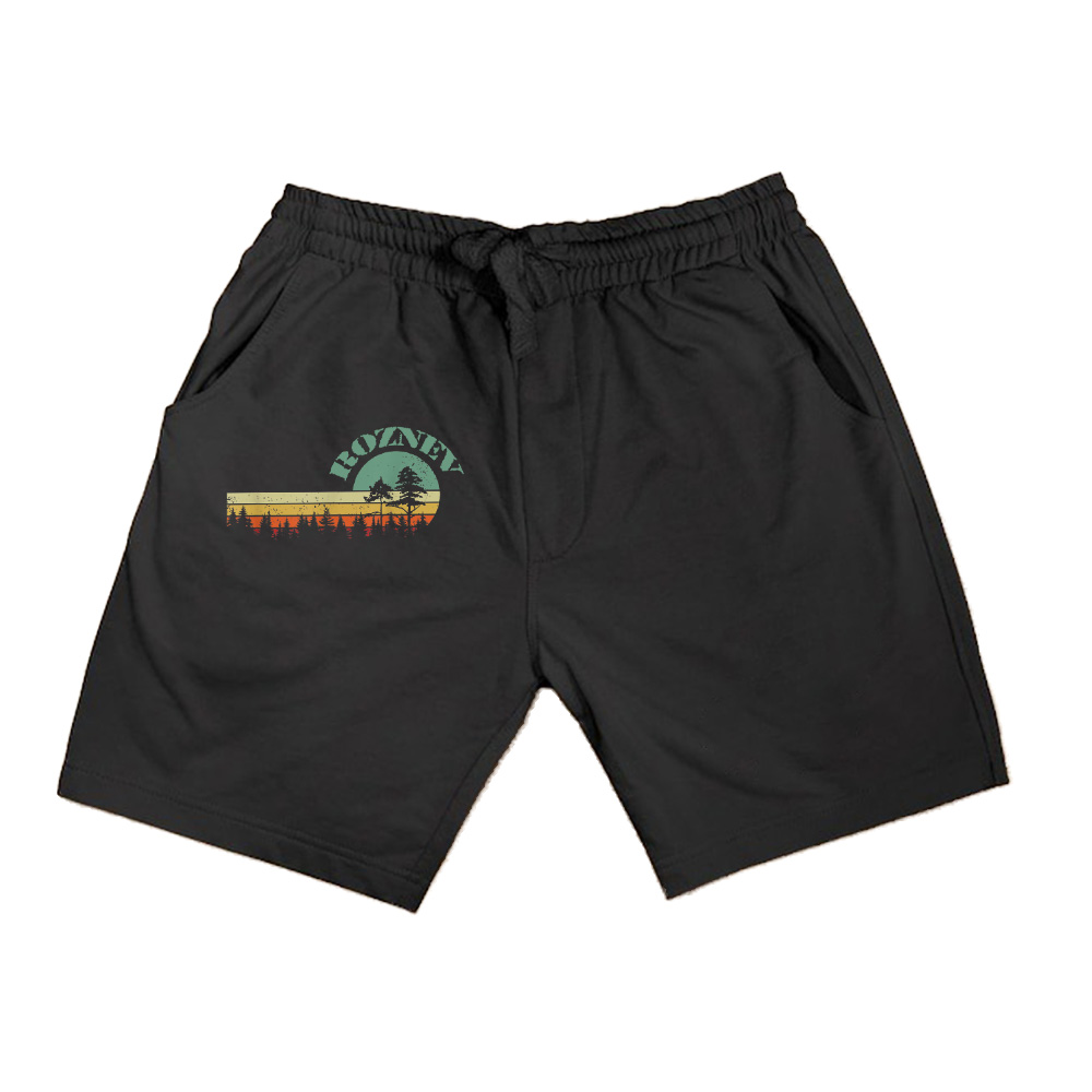 Vintage Forest Trees Wildlife Nature Shorts 