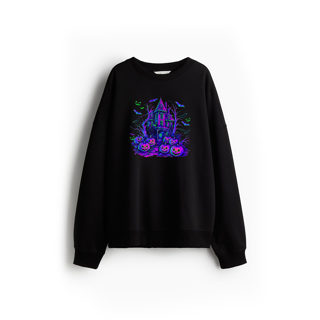 Vintage Halloween Spooky Scene Retro Pumpkin Scary Season Sweatshirts