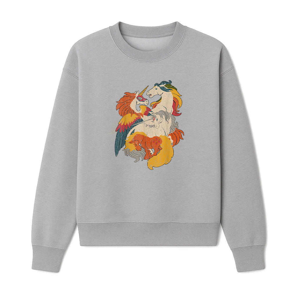 Vintage Horses Four Nostalgia Vintage Lypse Unicorn Sweatshirts 06-10-2025