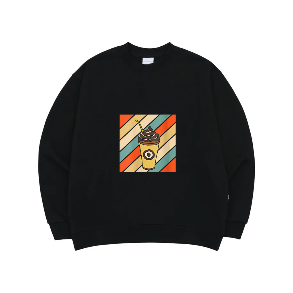Vintage Iced Coffee Retro Espresso Sweatshirt