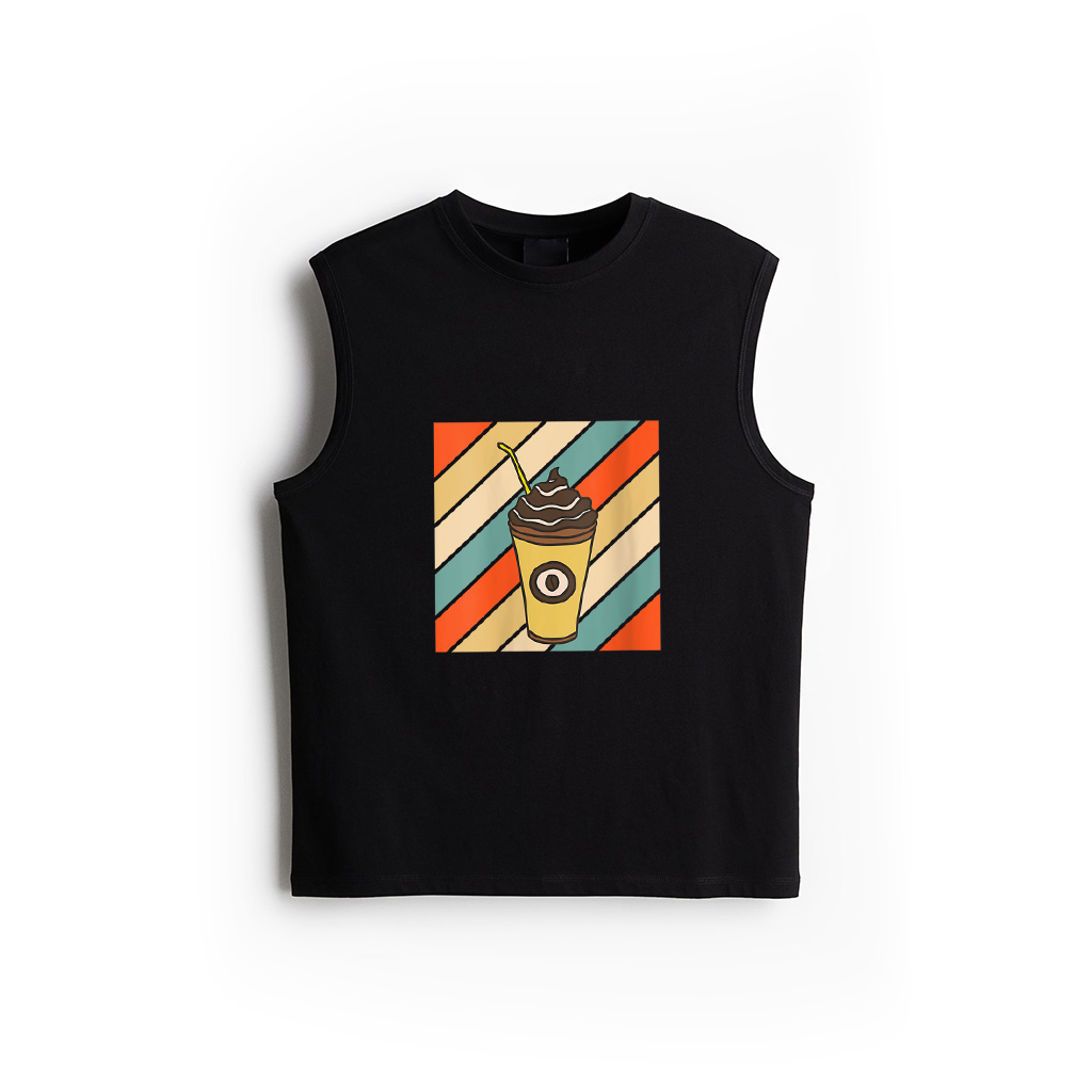 Vintage Iced Coffee Retro Espresso Tank Top