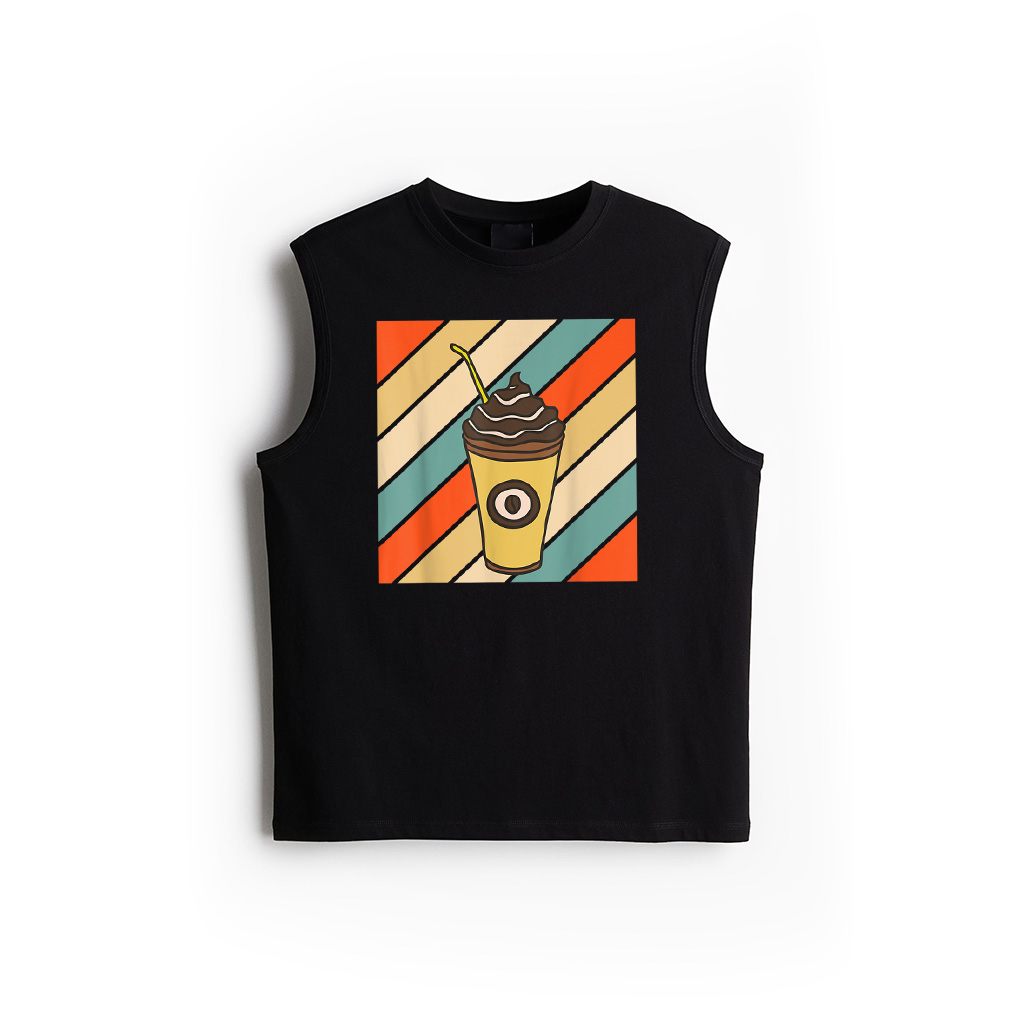 Vintage Iced Coffee Retro Espresso Tank Top