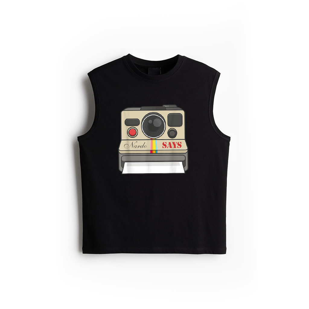 Vintage Instant Camera 80S Style Tank Top