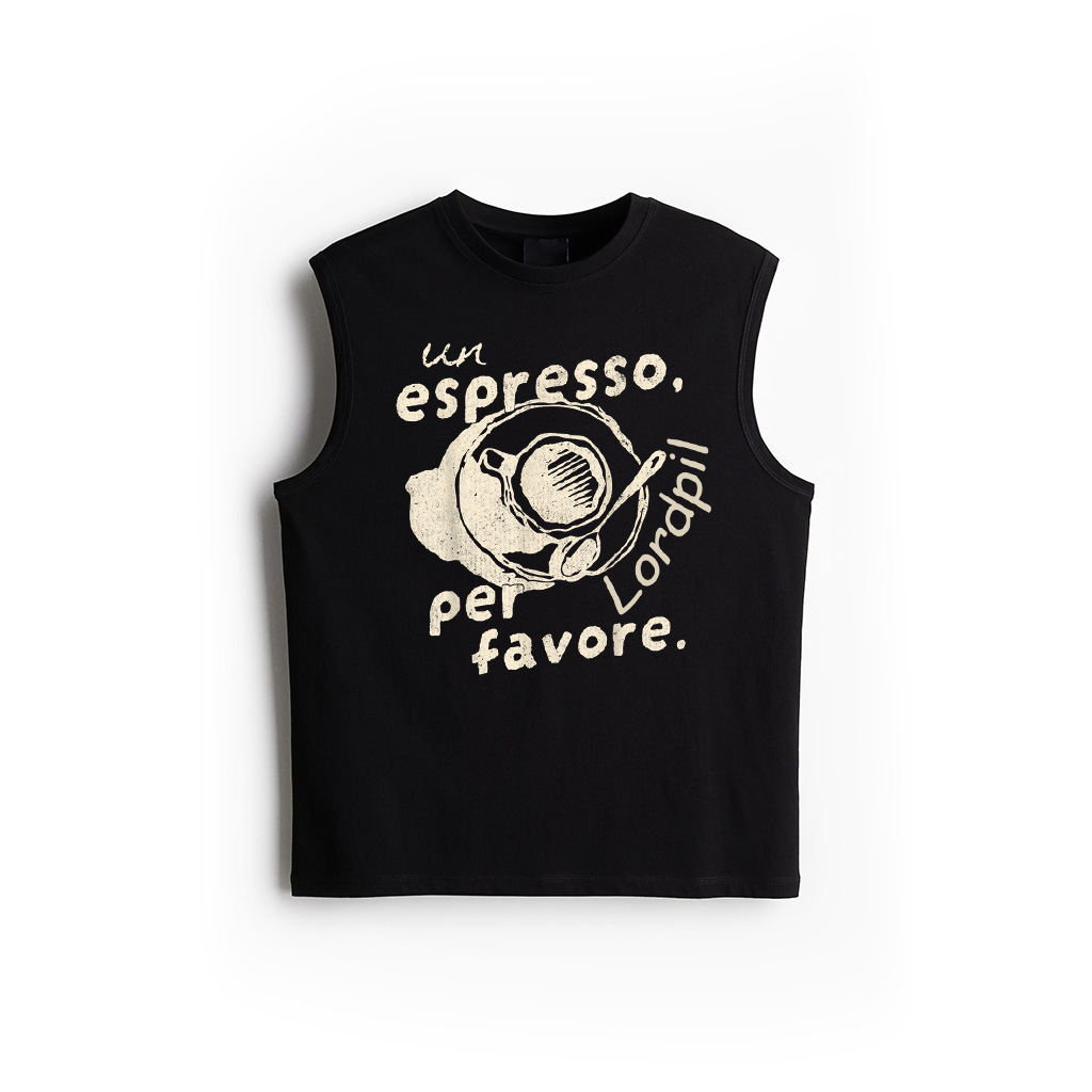 Vintage Italy Espresso Coffee Italian Cafe Tank Top