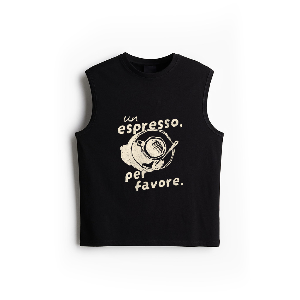 Vintage Italy Espresso Coffee Italian Cafe Tank Top