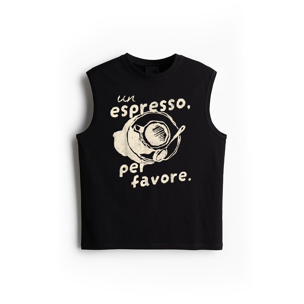 Vintage Italy Espresso Coffee Italian Cafe Tank Top