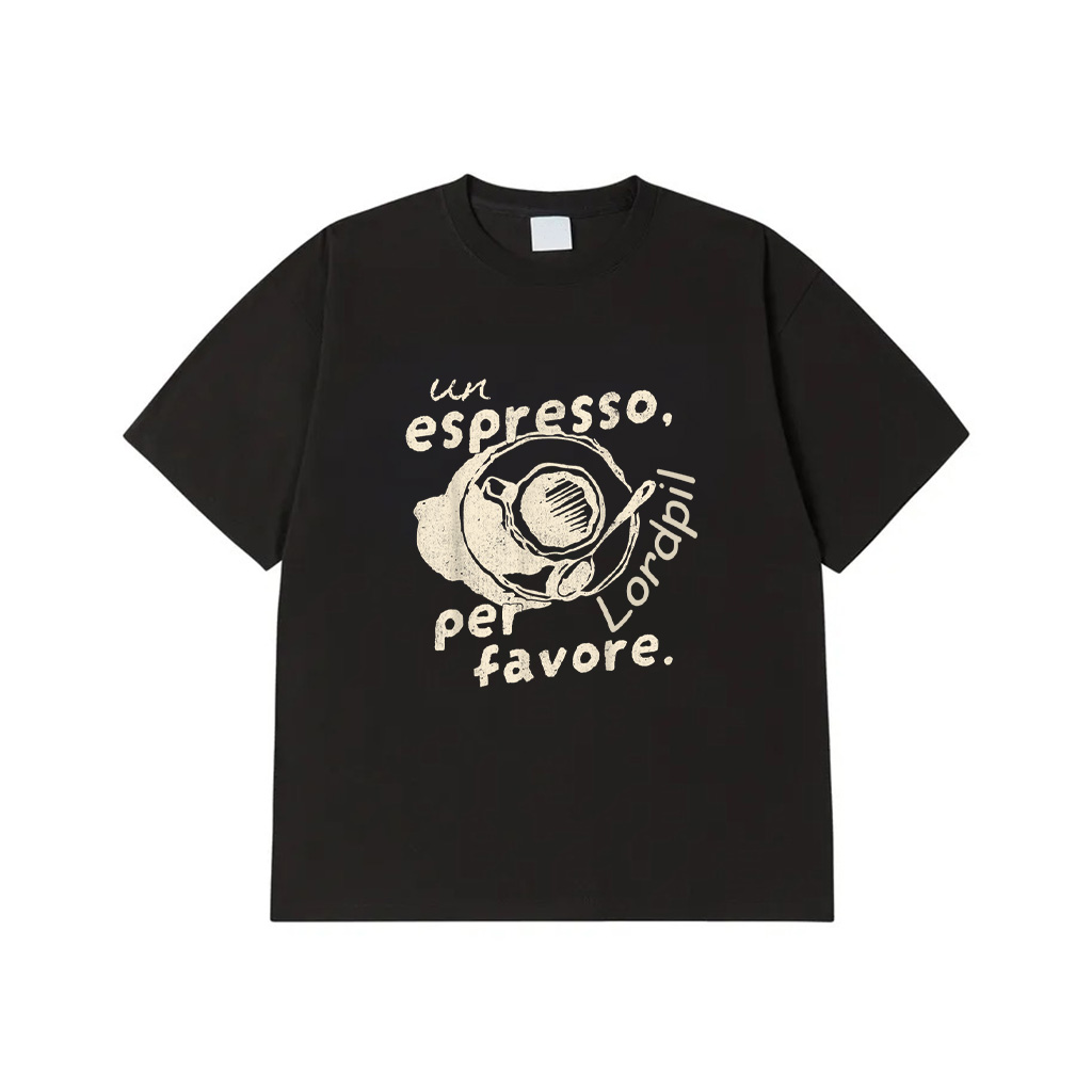 Vintage Italy Espresso Coffee Italian Cafe T-Shirt