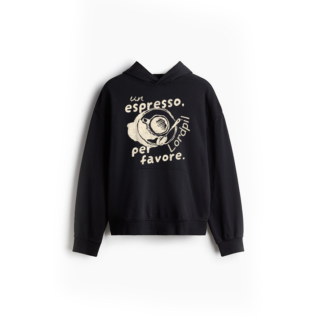 Vintage Italy Espresso Coffee Italian Cafe Hoodie