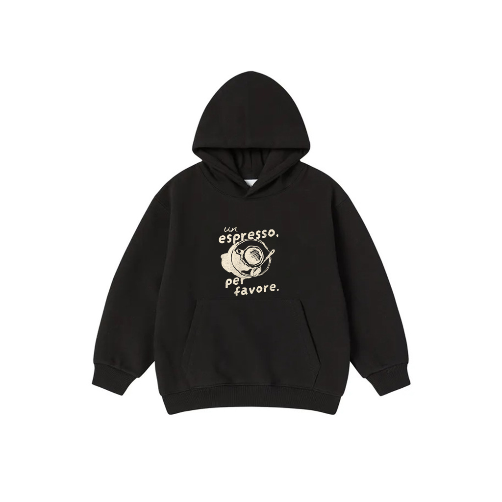 Vintage Italy Espresso Coffee Italian Cafe Hoodie