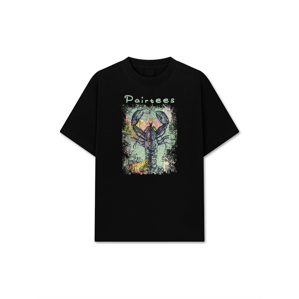 Vintage Lobster Map T-Shirt