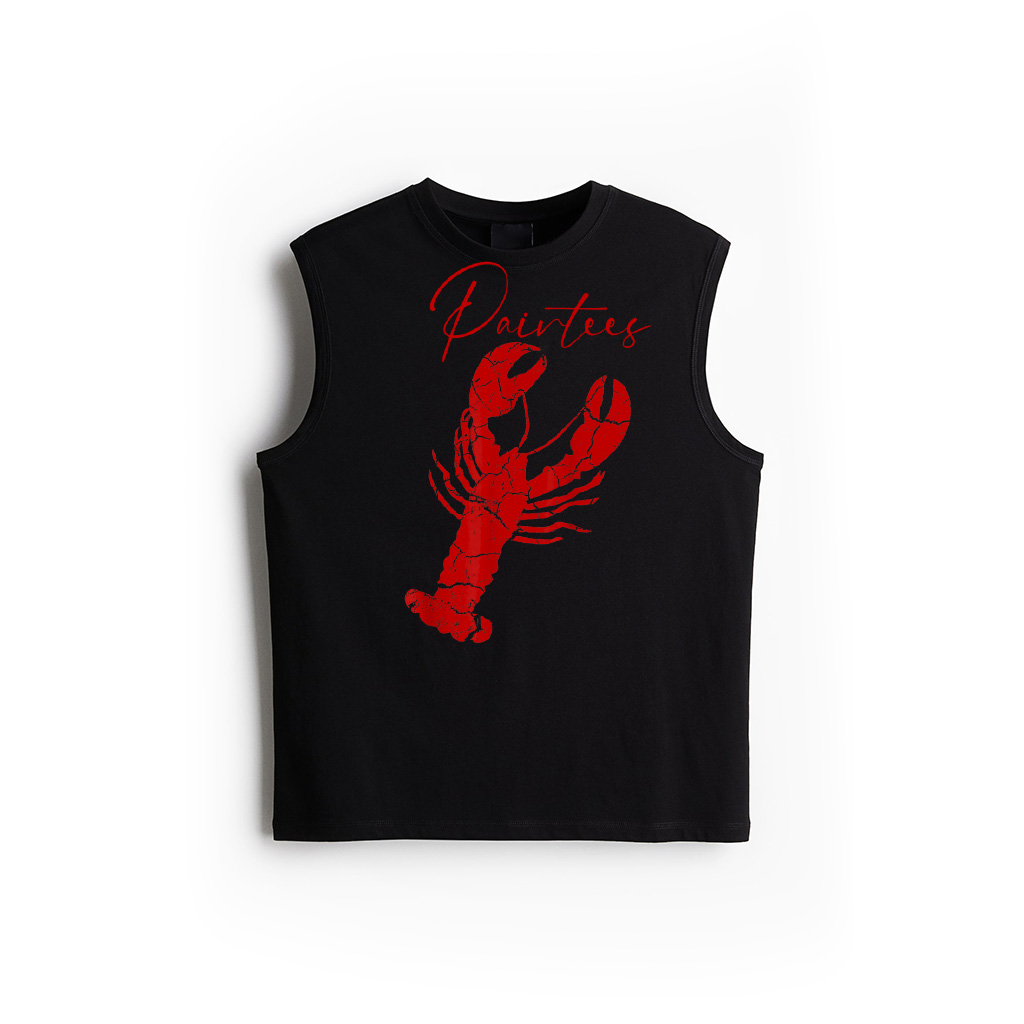 Vintage Lobster PrinTank Top Red Lobster Tank Top Tank Top
