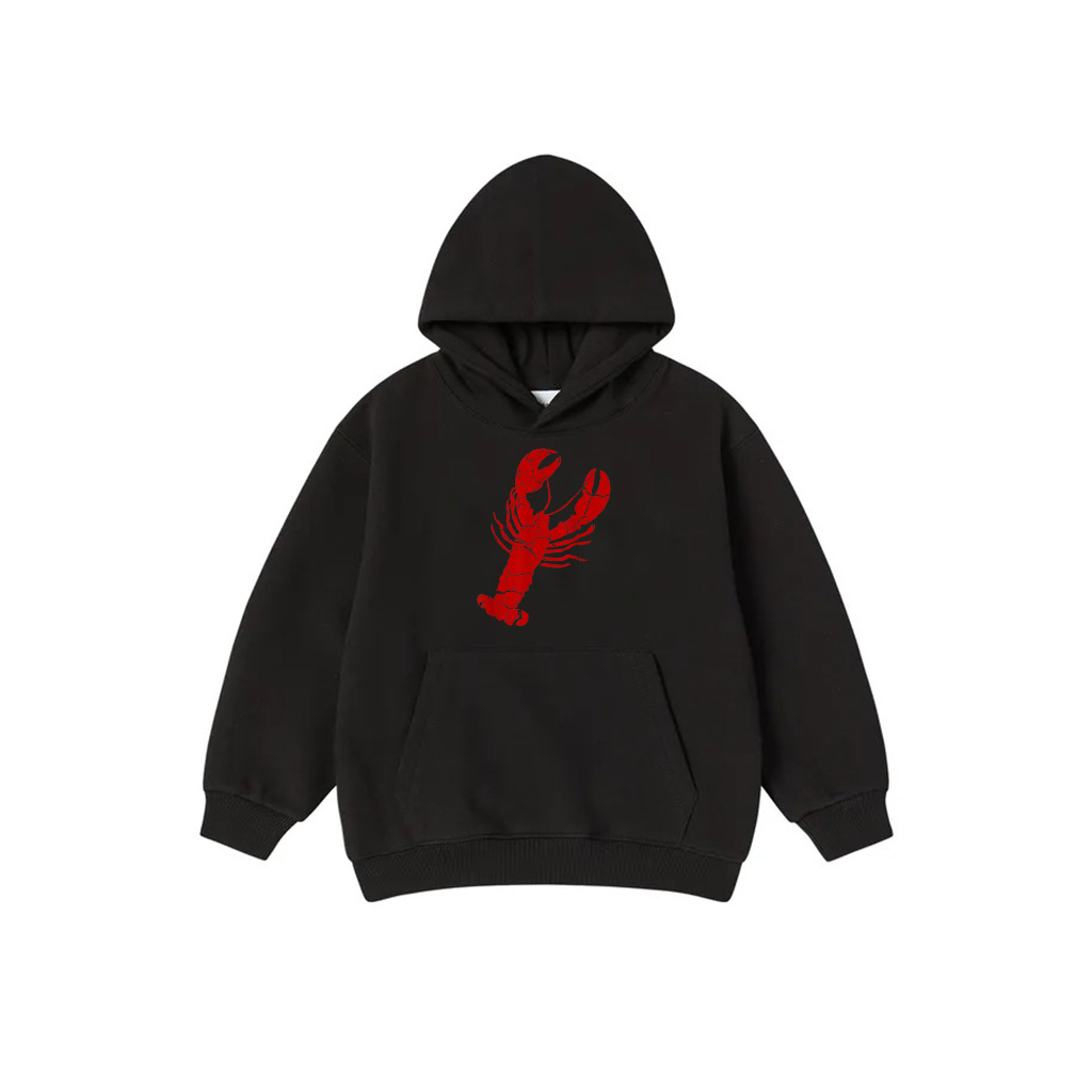 Vintage Lobster PrinHoodie Red Lobster Hoodie Hoodie