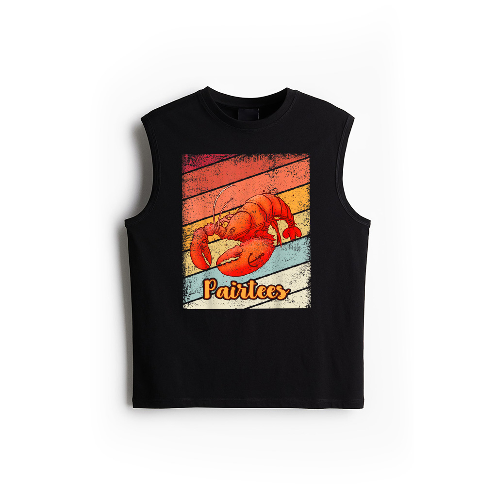 Vintage Lobster Retro Lobsters Graphic Gift Tank Top