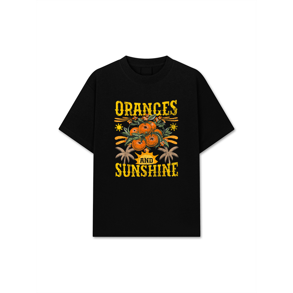 Vintage Orange Fruit T-Shirt